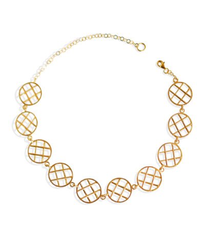 Choker Collar Necklace, statement necklace, chain choker necklace, goddess jewelry, vermeil gold choker, adjustable choker, feminine jewelry