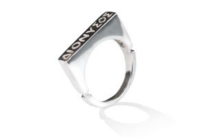 silver minimalist signet ring, ancient Greek mythology god Dionysus jewelry, mythology inspired Bacchus jewelry, gift for men and women